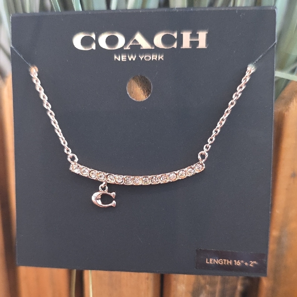 Coach Rose Gold Necklace